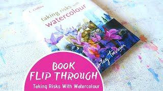 Art Book Flip Through- Taking Risks with Watercolours