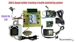 GSM & GPS BASED SOLDIER TRACKING & HEALTH MONITORING SYSTEM