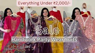 Festive Party Wear Sale under ₹2,000/- by Lavish Fashion Jaipur #lavishfashion #partywearsuits