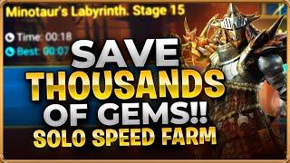 20 SEC RATHALOS SOLO SPEED FARM!! A MUST USE For Minotaur 15 Raid Shadow Legends