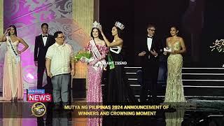 MUTYA NG PILIPINAS 2024 ANNOUNCEMENT AND CROWNING OF WINNERS