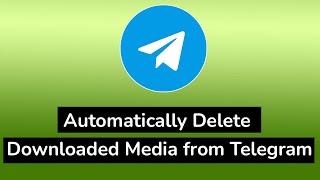 How to automatically delete downloaded media from Telegram to free up space on Mobile?