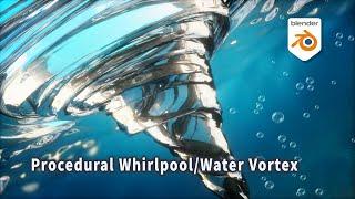 [Tut] Procedural Whirlpool/Water Vortex - Blender Geometry Nodes 4.2