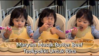 Maryam Masak Butter Beef Teokpokki Untuk Rina