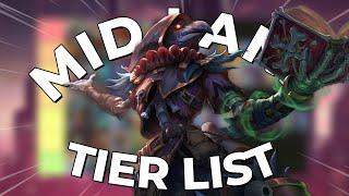 SMITE MID LANE TIER LIST! Mid lane hunters DOMINATING?