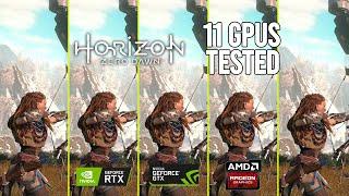 Horizon Zero Dawn - 11 GPUs Tested on Highest Settings 1080p, 1440p benchmarks!