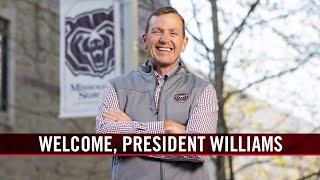 President Williams' first day on the job - Missouri State University
