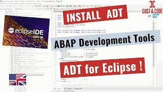 Install ABAP Development Tools (ADT) for Eclipse [english]