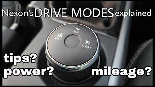 Nexon Drive Modes explained | eco, city, sports modes | Tata Nexon 2021 Drive modes | Steeropedia