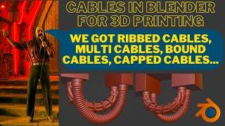 Creating different cable designs in Blender - Cablerator