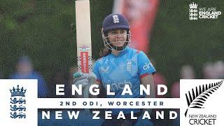 Bouchier Smashes Century | Highlights - England v New Zealand | 2nd Women’s Metro Bank ODI 2024