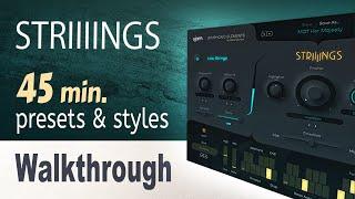 Symphonic Elements STRIIIINGS by UJAM  |  Presets and Styles Walkthrough.