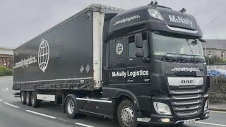 Irish Lorries leaving Holyhead