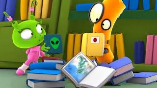 Rob The Robot | Visit To The Library | Preschool Learning Videos For Kids