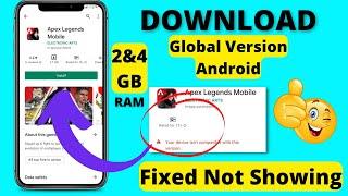 Fix apex legends mobile your device isn't compatible with this version|Apex legends download issue