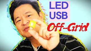 Practical Solution to Off-Grid Lighting System? USB LED light for Off-The-Grid Home #offgrid #LED