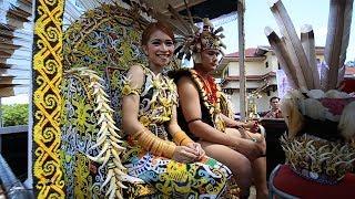 Prosesi Pekiban (Pernikahan Adat) suku Dayak Kenyah Lepo' Tau||exotic borneo kalimantan