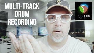 Multi-Track Drum Recording in REAPER