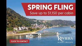 Riviera River Cruises - Spring Fling Promotion - Save $1150 Per Cabin