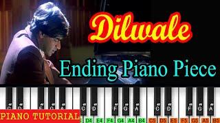 Dilwale ending piano Tutorial | Hindi Tune | Nadeem Shravan | song tune bollywood