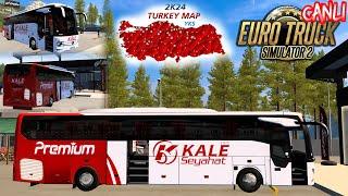 Euro Truck Simulator 2 Update  - Otobüsle Türkiye Gezisi | CANLI