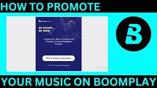 How to Promote Your Music On Boomplay