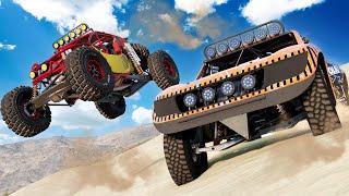 MASSIVE Land Rush Race with the NEW Dune Buggy in BeamNG Drive Update!