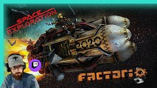 Factorio Space Time! | Rebuilding Factory | Returning Player | SE Mod | pt2