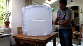 How To Fold A Portable Light Tent / Cube / Softbox