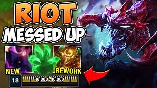 SEASON 13 CHO'GATH HITS 10,000 HEALTH WITH EASE! (NEW TANK ITEMS ARE OP)