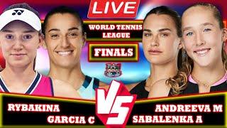 LIVE: Garcia C / Rybakina E vs Andreeva M / Sabalenka A • World Tennis League 2024  #Sabalenka