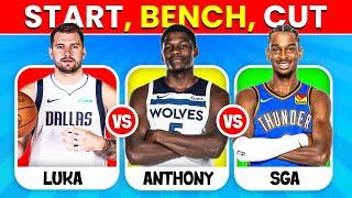 START, BENCH, CUT | NBA EDITION