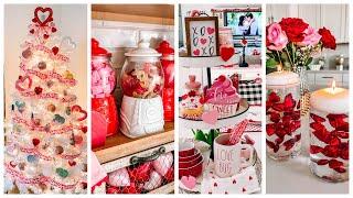 VALENTINE'S DAY HOME TOUR 2023  VALENTINES DAY DECOR  SIMPLE VALENTINES DAY DECORATING IDEAS
