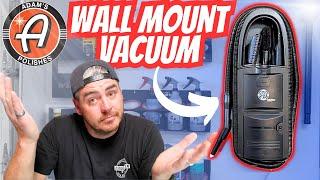 Adams Polishes Wall Mount Vacuum for your Garage! - Car Detailing Vac