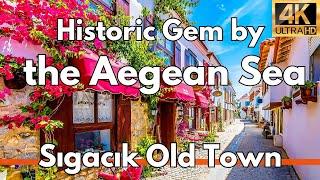 4K Walking Tour of Sığacık Old Town, Izmir: A Historic Gem by the Aegean Sea