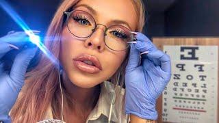ASMR  EYE DOCTOR EXAM & FRAMES FITTING FOR YOUR FACE SHAPE (ROLEPLAY)