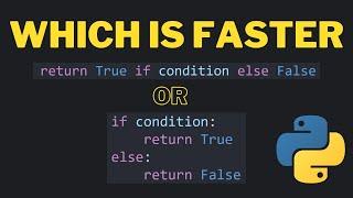 Speed Test: Inline vs Multi-line If Else Statements in Python