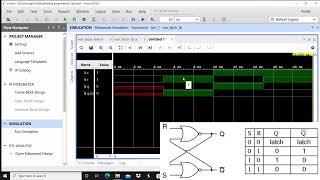 SR NOR Latch || Verilog Code || including Test Bench || EC Junction