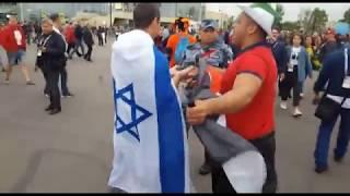 شاهد ما قام به جزائري مع مشجع يرفع علم الكيان الصهيوني