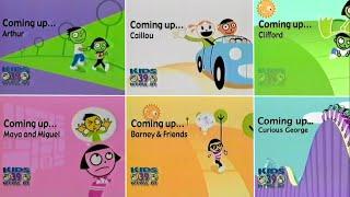 PBS Kids Schedule Bumper Compilation (2004-2010 WFWA)