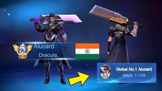 I PLAY IN "𝐈𝐍𝐃𝐈𝐀 𝐒𝐄𝐑𝐕𝐄𝐑" AND MET THIS TOP 1 GLOBAL ALUCARD!! (easy server?) - Mobile Legends