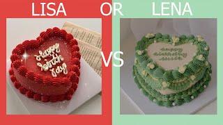 LISA OR LENA, FOOD GREEN RED {HEY__LUXX