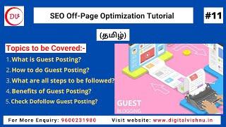 Guest Posting Tutorial in Tamil? | How To Do Guest Posting in SEO For Quality Backlinks in Tamil