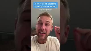 how to catch students using ChatGPT!! #teachers #chatgpt