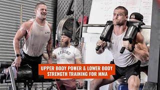 Upper body Power & Lower body Strength Training for MMA | Phil Daru