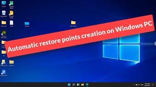 Set Up Automatic Restore Points on Windows 11