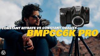 BMPCC6K Pro BRAW Bitrate: Constant Quality vs. Constant Bitrate