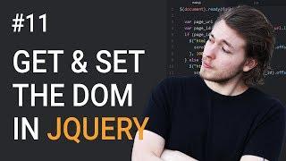 11: Get and set DOM using jQuery | jQuery Tutorial | Learn jQuery | jQuery Library