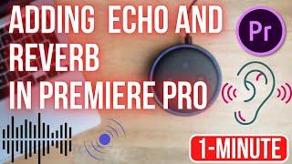 How to add Echo and Reverb in Premiere Pro (FAST) Tutorial #adobepremierepro