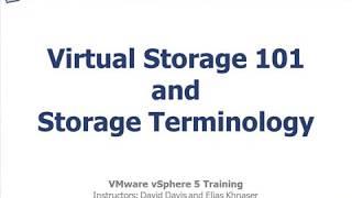 Virtual Storage 101 and Storage Terminology | VMware vSphere